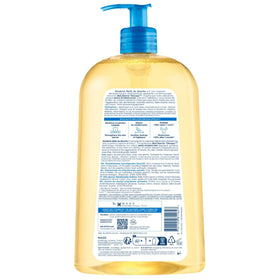 Bioderma Atoderm texture close-up highlighting silky oil-to-foam feel for hydration