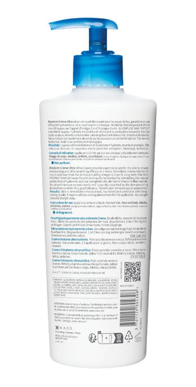 Bioderma Atoderm Ultra cream in family bathroom setting, everyday moisturizing solution