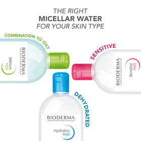 Label close-up on Bioderma highlighting key ingredients and soothing benefit
