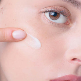 Bioderma applying gel-cream to hand to show smooth spreadability benefit