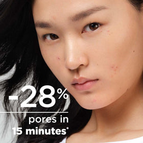 Bioderma before and after forehead comparison demonstrating pore refinement