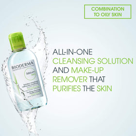 Bioderma Sébium H2O back label close-up showing ingredient list and directions