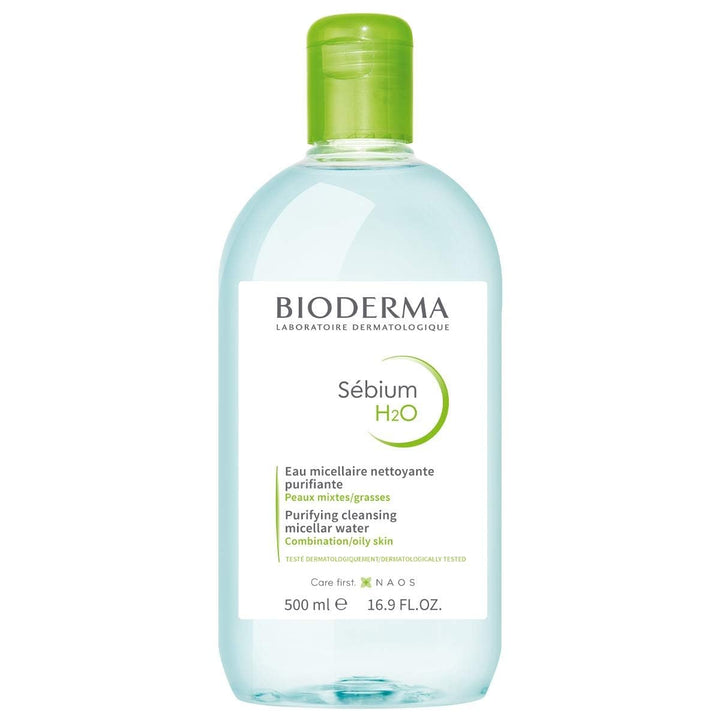 Bioderma Sébium H2O front bottle clearly showing label and product purpose