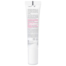 Bioderma Sensibio applied under eye demonstrating soothing, de-puffing action