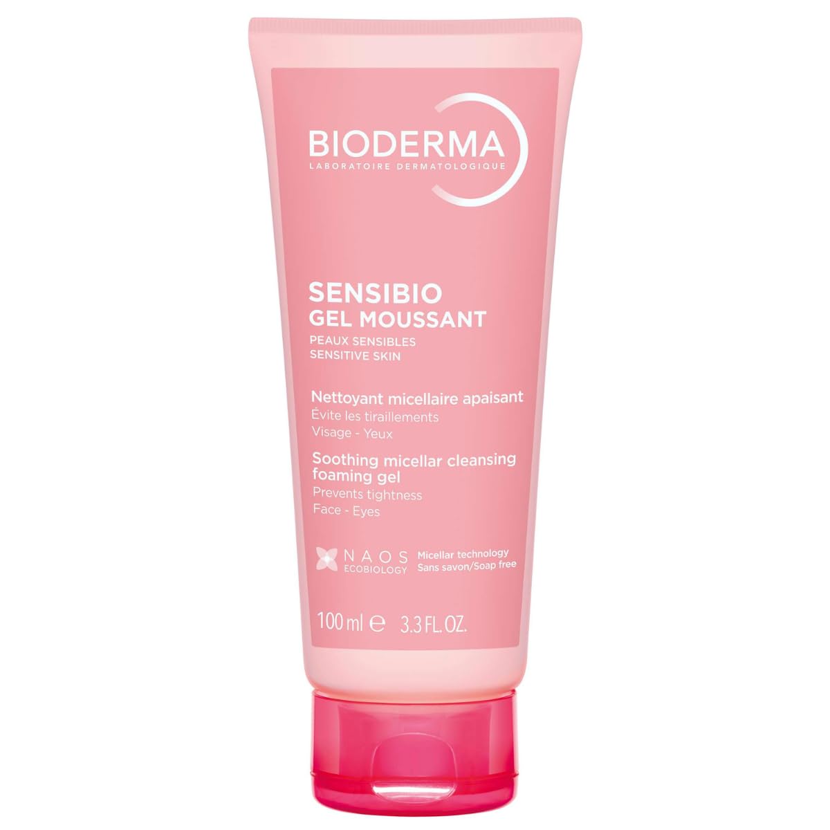 Bioderma front packaging showing product and benefits