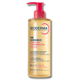Bioderma bottle front view showing gentle cleanser benefits