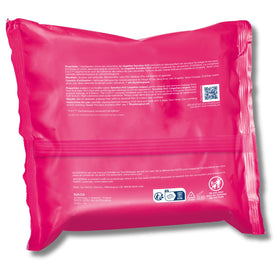 Travel bag with Bioderma wipes inside portraying portability and on-the-go soothing care