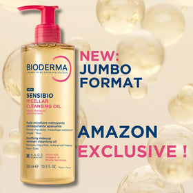 Bioderma pump and cap detail for easy, mess-free dosing