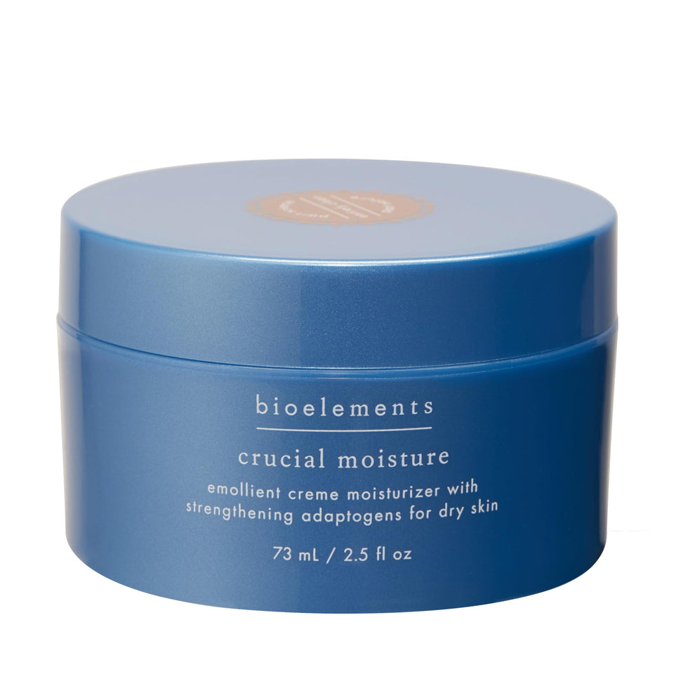 Bioelements front packaging showing jar and label, conveys clean brand trust