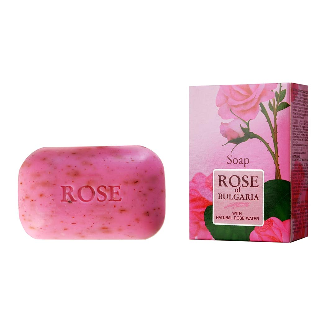 Biofresh Cosmetics lathered bar in hand demonstrating moisturizing foam benefit