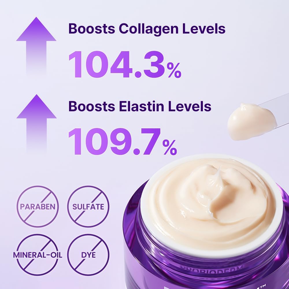 BIOHEAL BOH ingredients display featuring peptides and Probioderm benefits