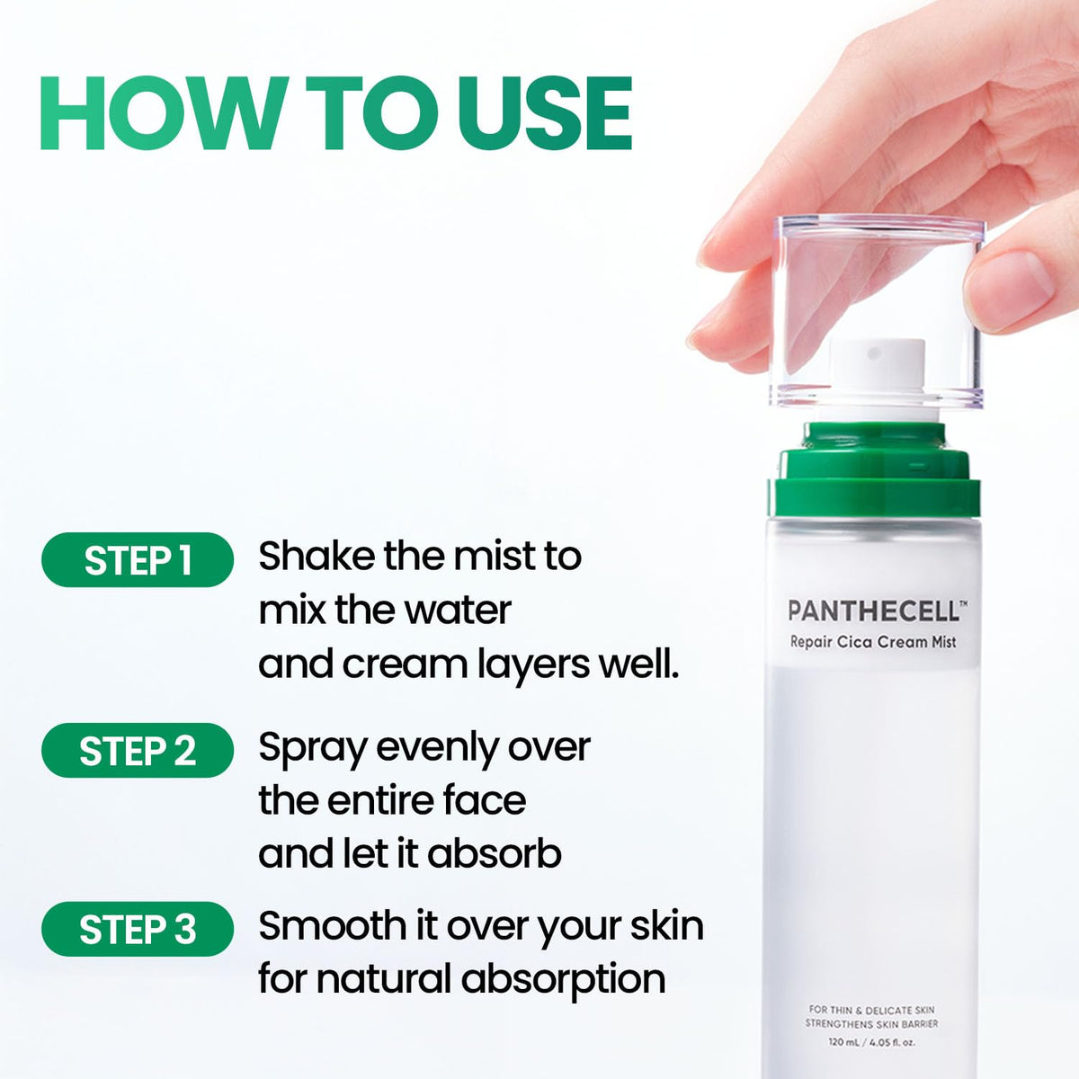 BIOHEAL BOH mist placed on bathroom counter, suggesting everyday routine integration