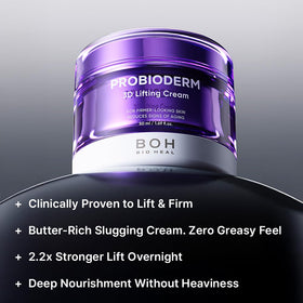BIOHEAL BOH jar held in hand showing product size and portability