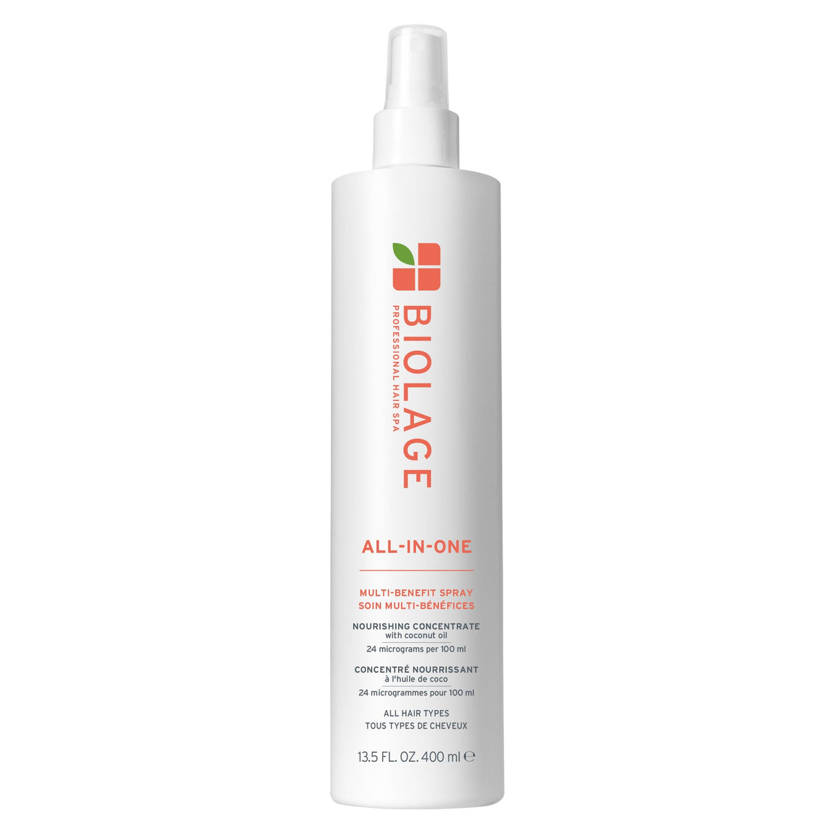 Biolage front packaging showing bottle and benefits for easy identification