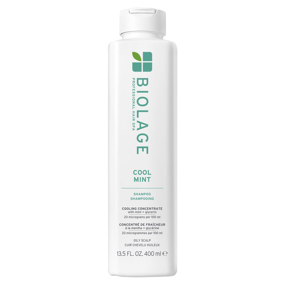 Biolage bottle front packaging showing product name and size, highlights refreshing clean benefits