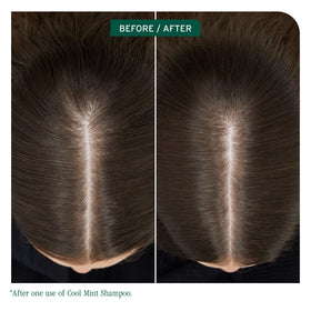 Biolage cap and pump close-up emphasizing recycled plastic and easy dispensing benefit