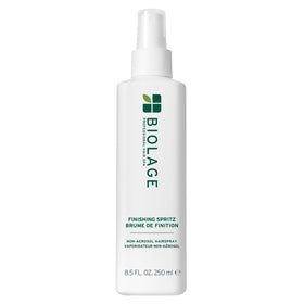 Biolage Finishing Spritz front packaging shows product and benefits