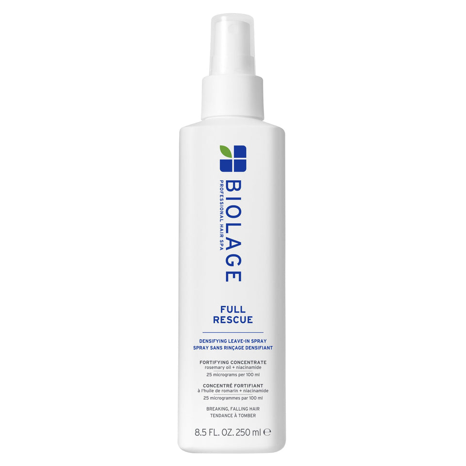 Biolage bottle front packaging shows label and size for quick identification and benefit