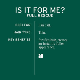 Biolage Full Rescue shampoo and conditioner together for complete regimen