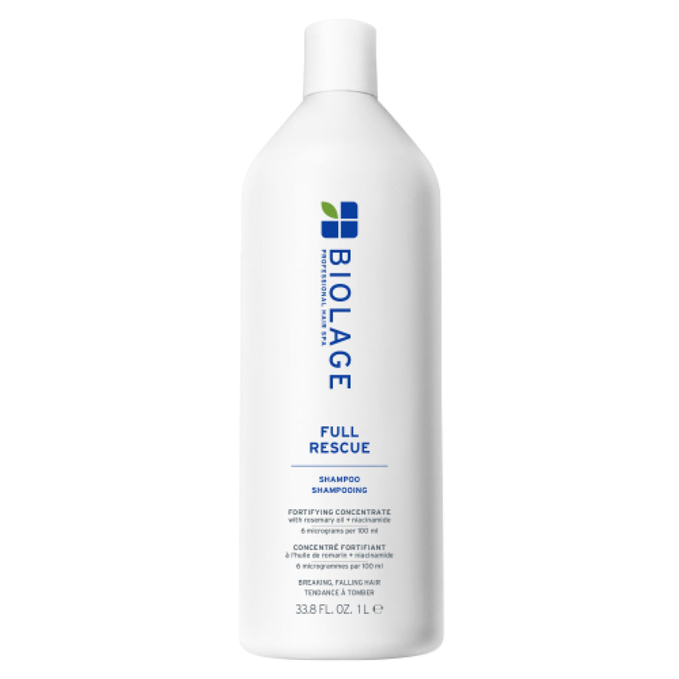Biolage bottle front view showing product and brand for visible fullness