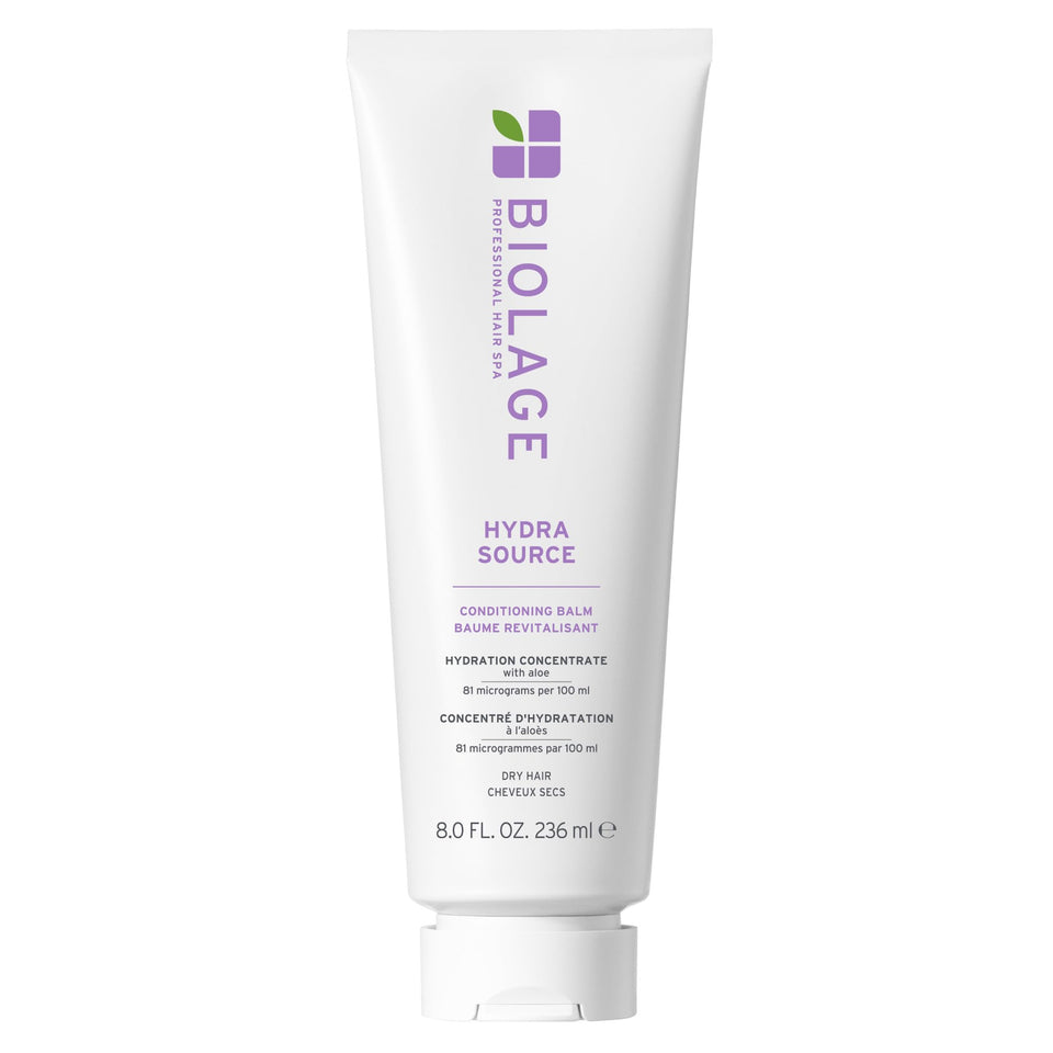 Biolage bottle front packaging showing clean hydration benefits