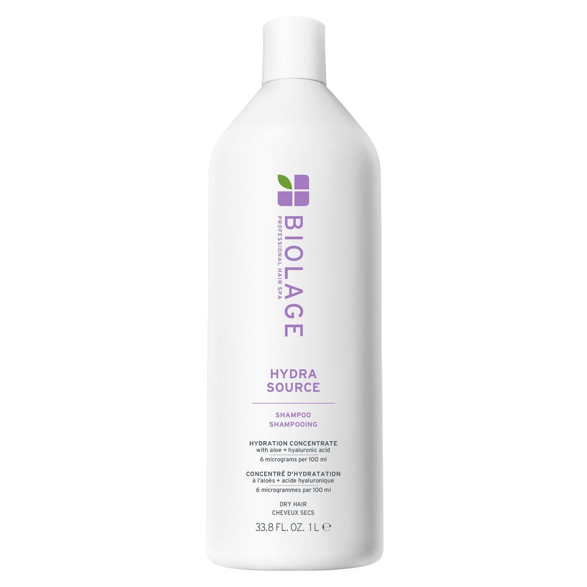 Biolage bottle front view showing label and hydrating benefits