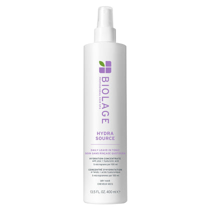 Biolage front packaging showing bottle and label for hydration benefits