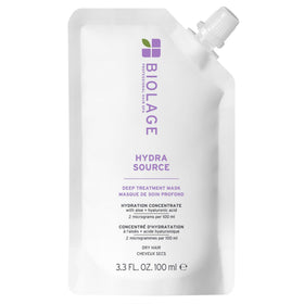 Biolage front packaging showing product name and benefits for hydration