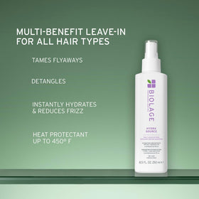 Biolage pump and cap detail highlighting precise mist application