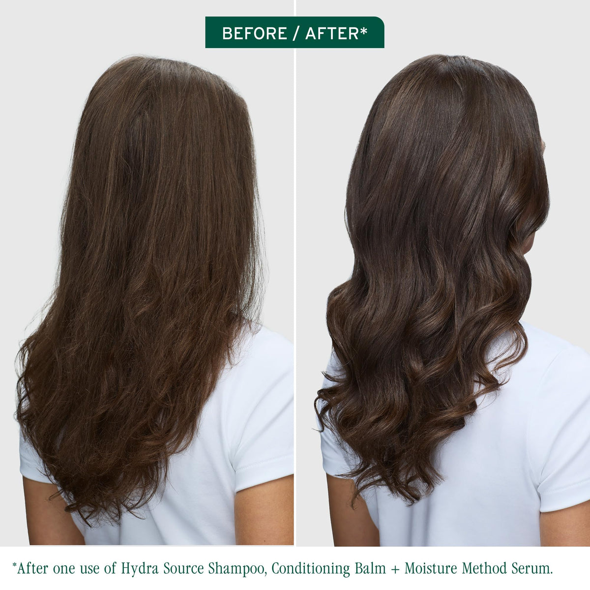 Close-up of Biolage serum texture highlighting fast-absorbing finish