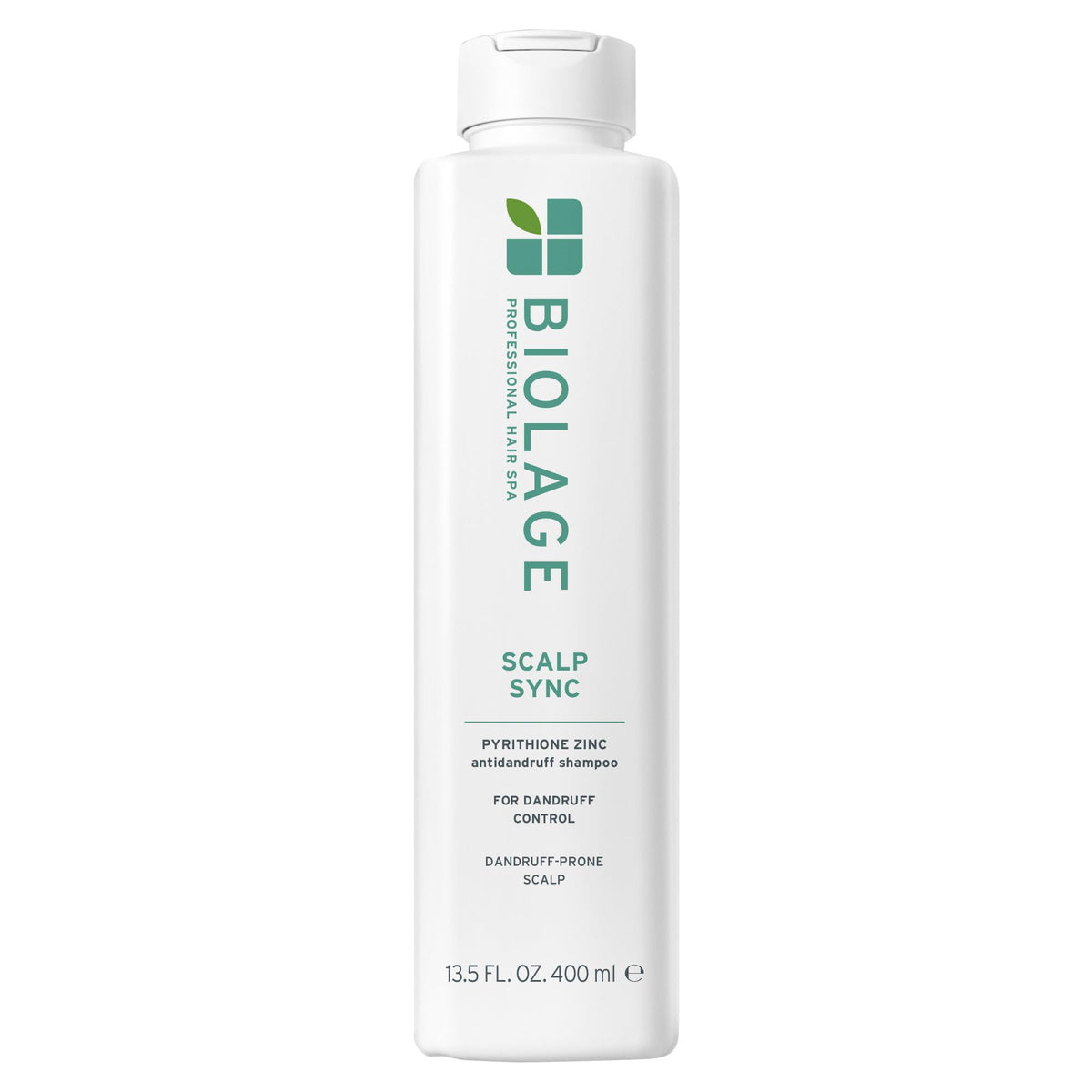 Biolage front bottle view showing anti-dandruff benefit