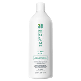 Biolage front packaging showing bottle, clarifying shampoo benefit