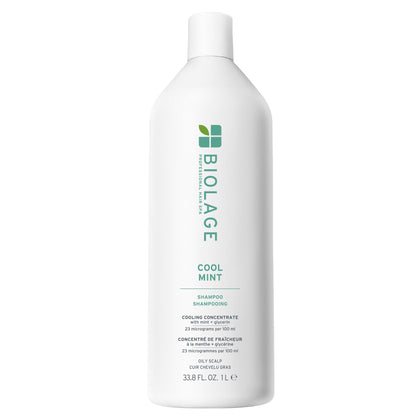 Biolage front bottle view showing label and large 33.8 fl oz size benefit