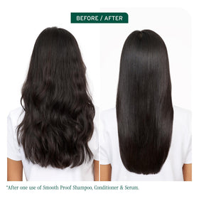 Biolage back label close-up listing ingredients and vegan paraben-free benefits