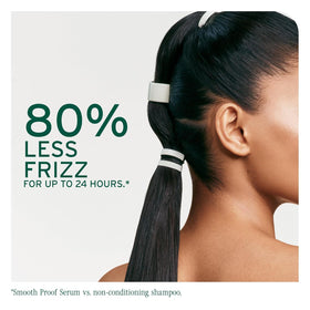 Biolage shampoo pour texture showing smooth, lightweight formula for frizz control