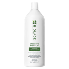 Biolage Strength Recovery Conditioner front bottle shows full packaging and clarity