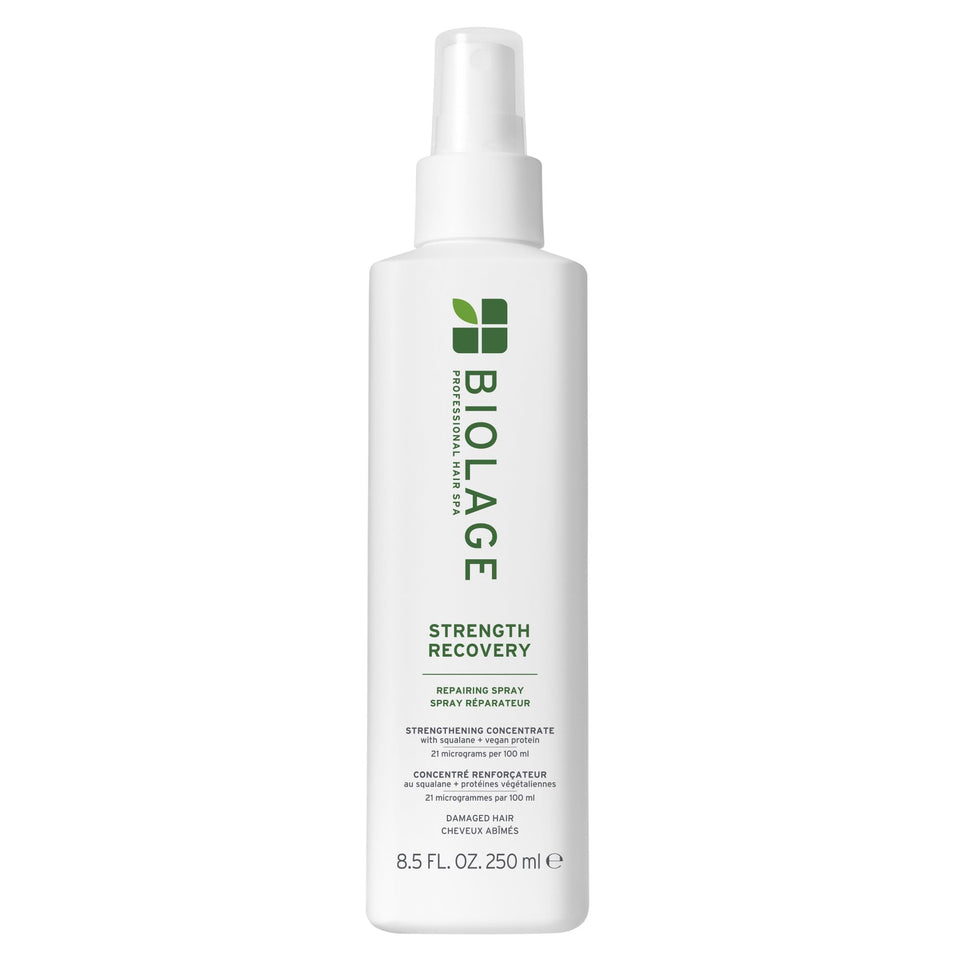 Biolage bottle front view showing label and benefits