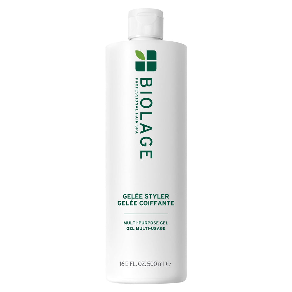 Biolage front bottle showing label and 16.9 fl oz size for easy identification and benefit