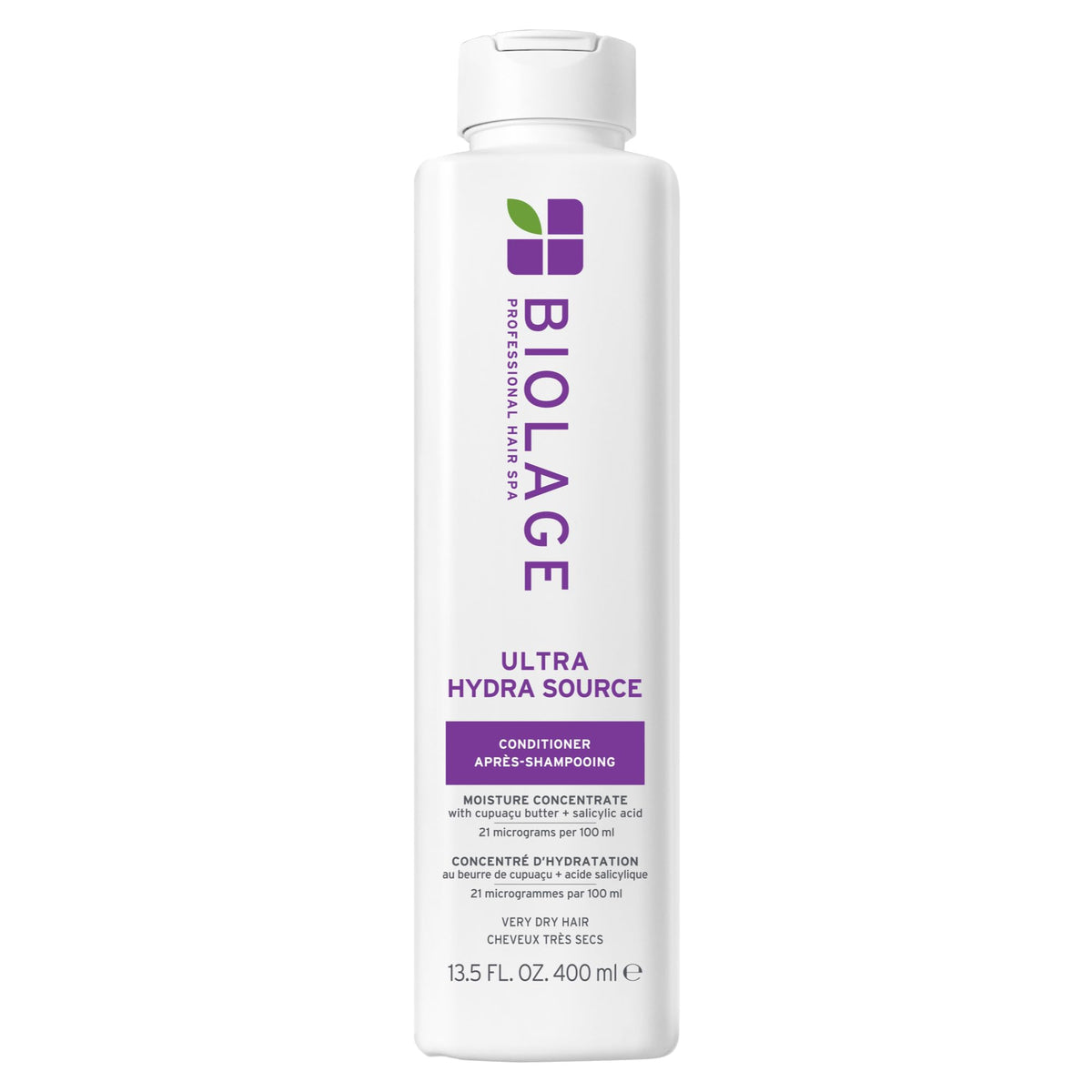 Biolage front packaging showing conditioner and hydration benefit