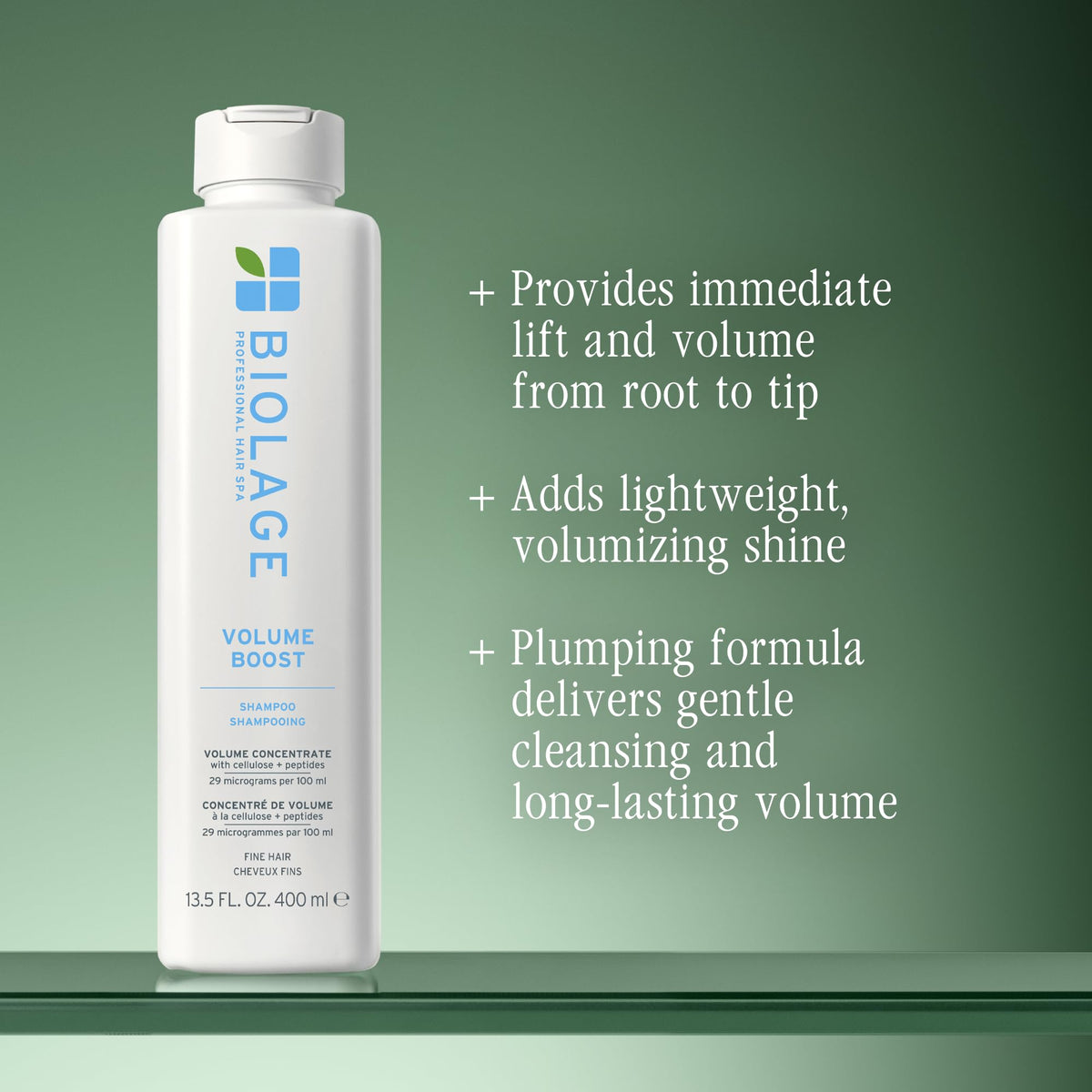 Biolage shampoo lather texture that cleanses without weighing hair