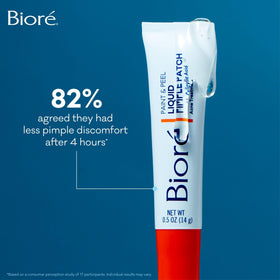 Bioré applicator tip close-up for precise spot application and control