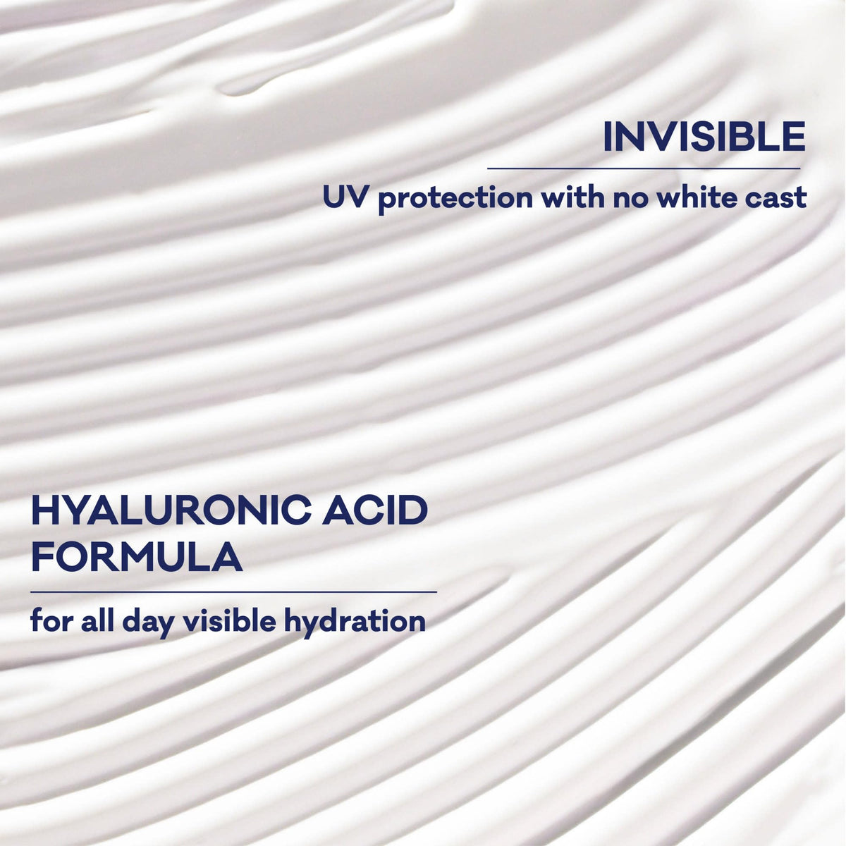 Bioré being smoothed on hand to show easy spreadability and hydration