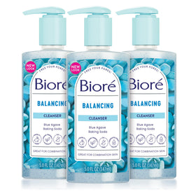 Bioré front packaging showing cleanser benefits and 6.77 oz size