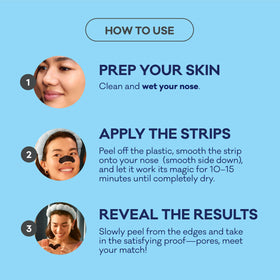 Bioré nose after removal showing visibly cleaner pores and smoother skin