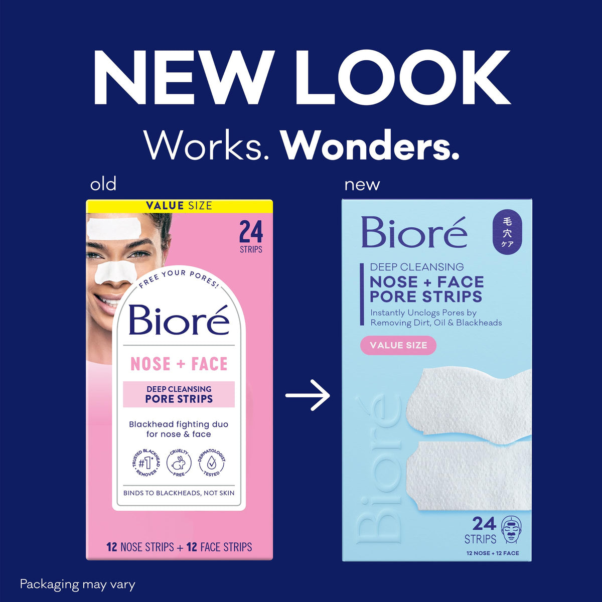 Bioré close-up of strip texture highlighting strong C-Bond adherence