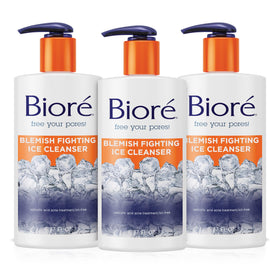 Bioré front packaging showing three tubes and clear product identity