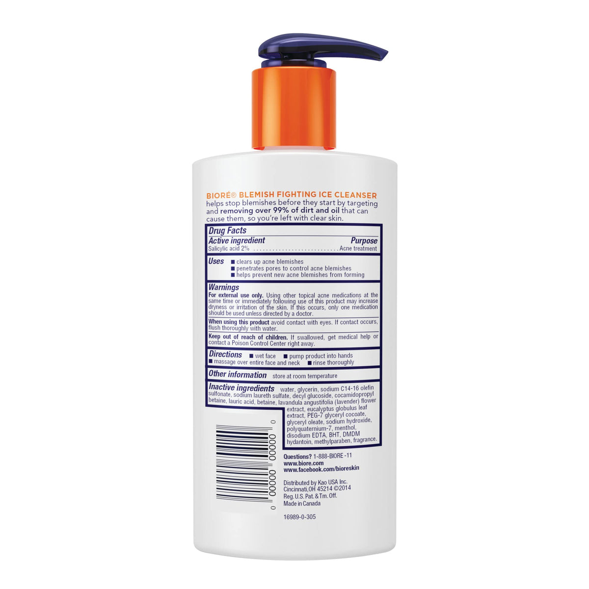 Bioré cleanser on bathroom counter in lifestyle scene suggesting refreshing daily skincare routine benefit