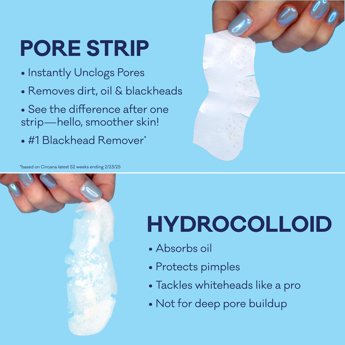 Lifestyle bathroom scene with Bioré strips ready for a quick skincare routine