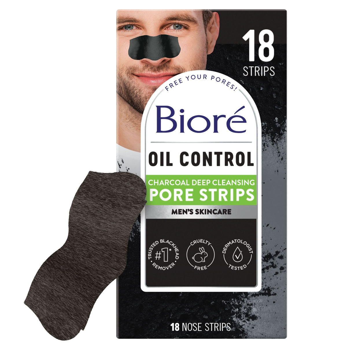 Bioré front packaging showing product benefits and count