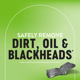 Bioré close-up of black pore strip texture for strong adhesion